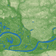 Ubon Ratchathani terrain preview