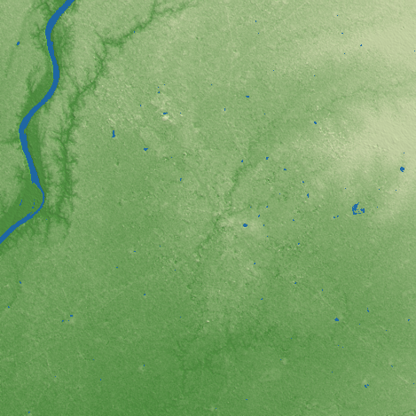 Vadodara terrain preview