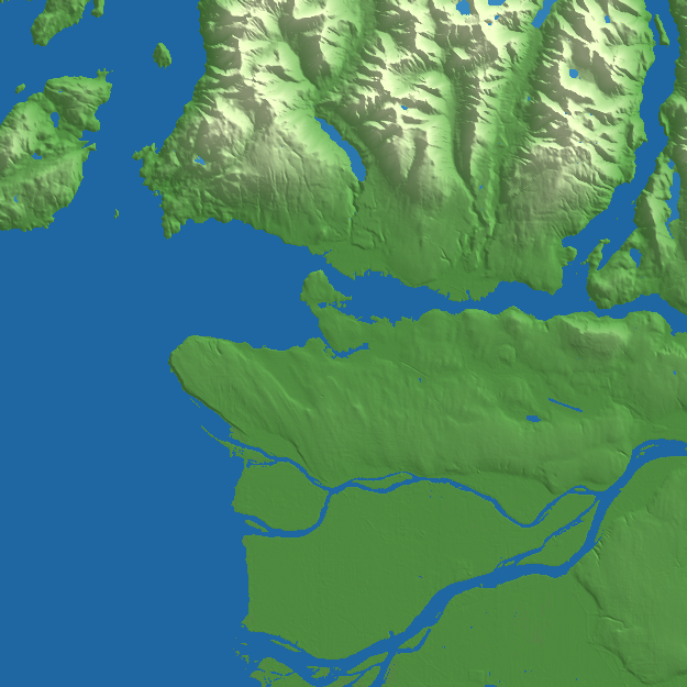 Vancouver terrain preview