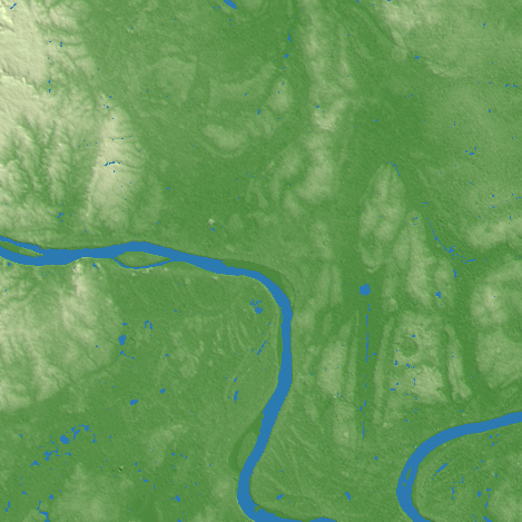 Vientiane terrain preview