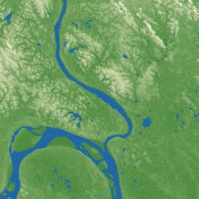 Việt Trì terrain preview