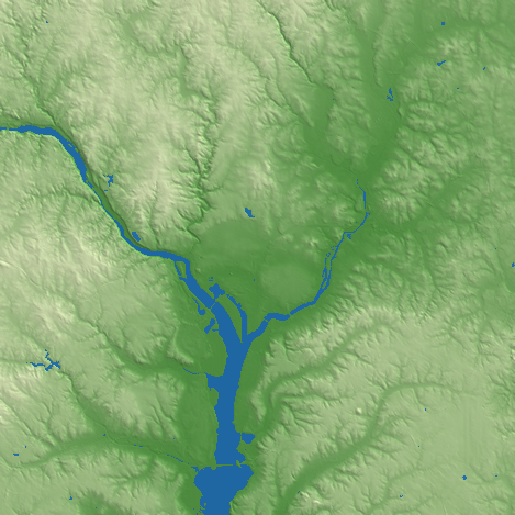Washington terrain preview