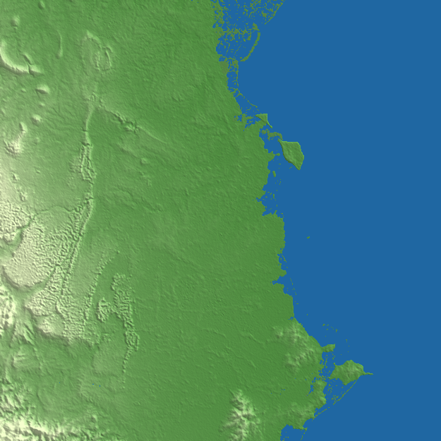 Watampone terrain preview