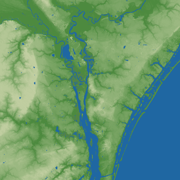 Wilmington terrain preview