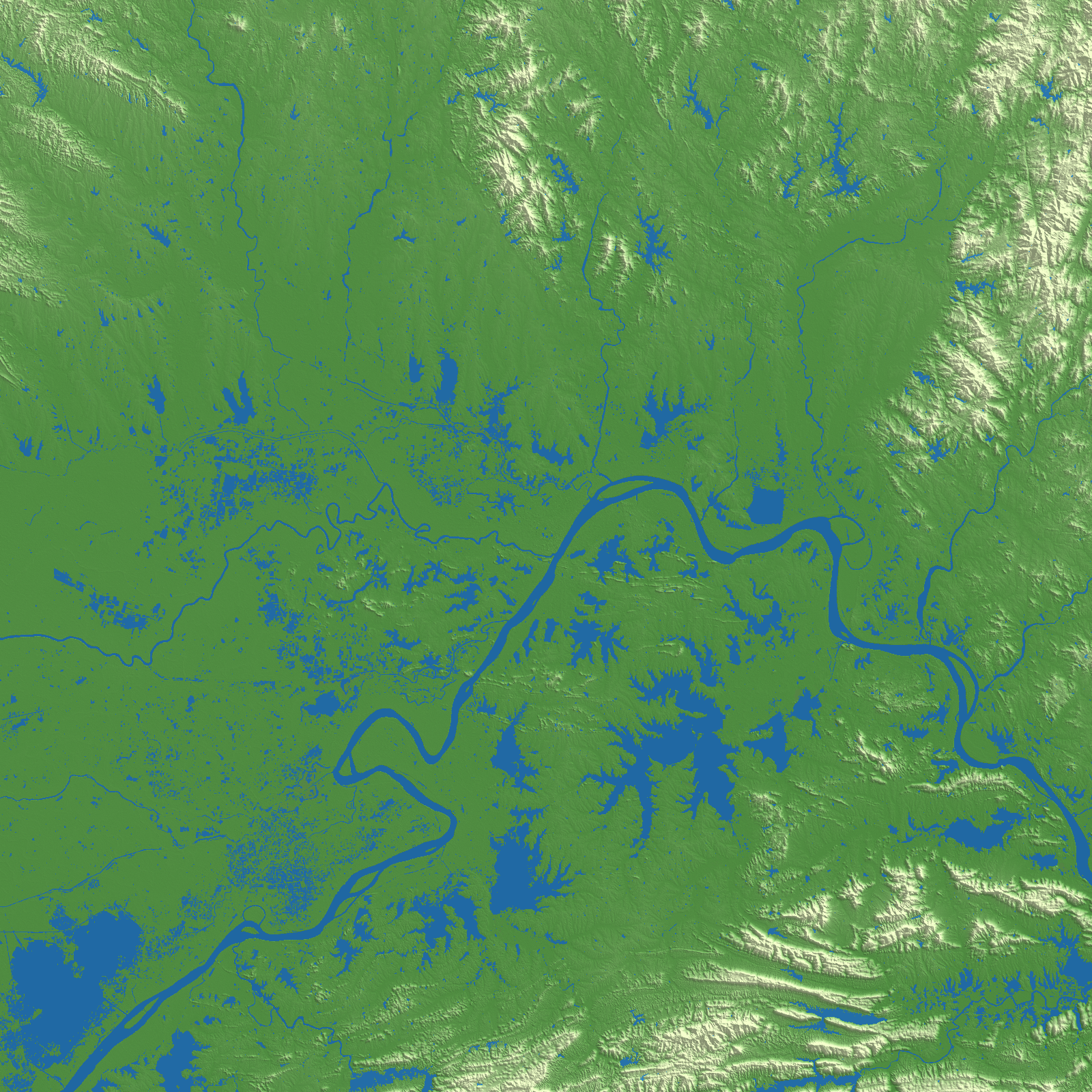 Wuhan terrain preview