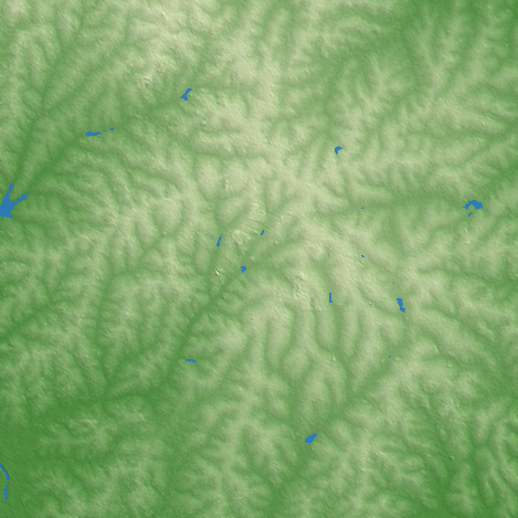 Yamoussoukro terrain preview