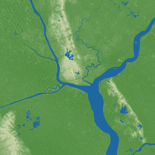 Yangon terrain preview