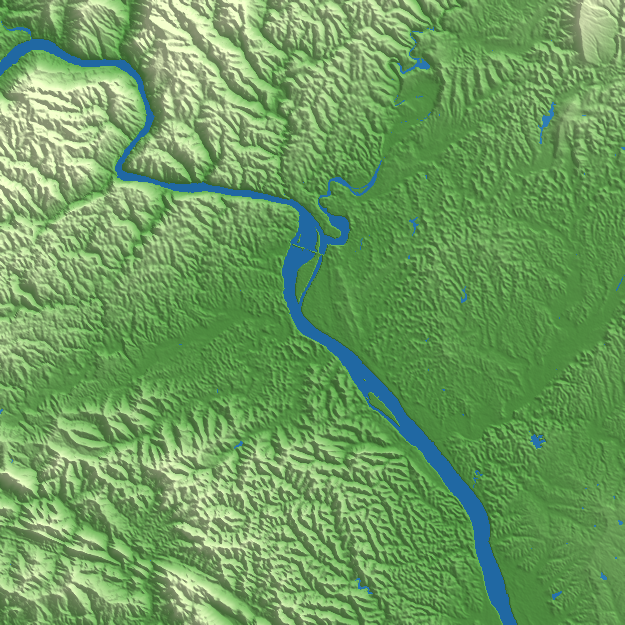 Yichang terrain preview