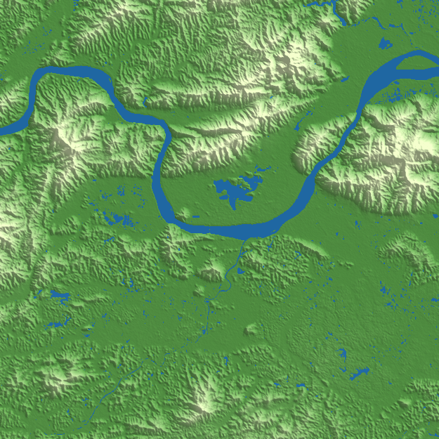 Zhaoqing terrain preview