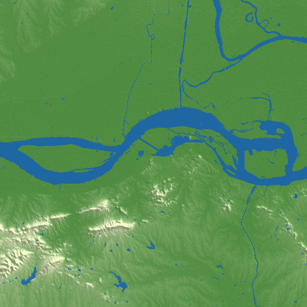 Zhenjiang terrain preview