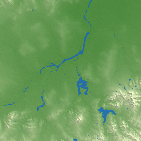 Zhucheng terrain preview