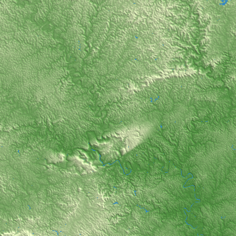 Zigong terrain preview