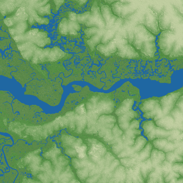 Ziguinchor terrain preview